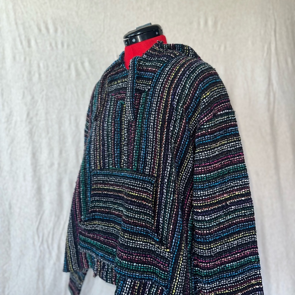 Multicolor Striped Hoodie